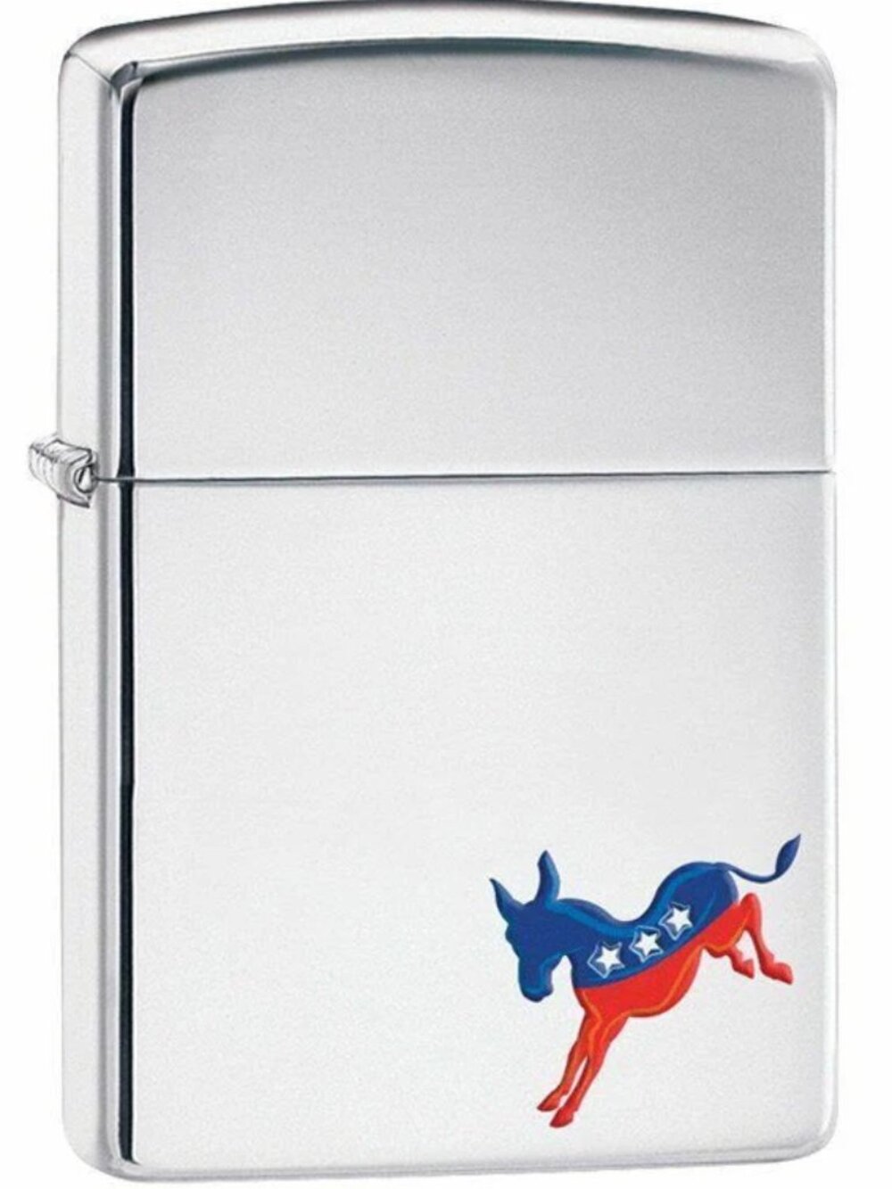 Polished Chrome Democrats Zippo Lighter